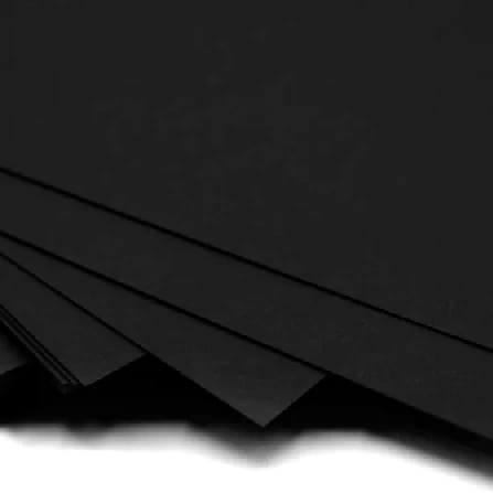 50 Sheets A4 Black Paper 120GSM, Thick Dark Black Paper Card For Chalkboard, Scrapbook, Greetings, Invitations, Postcards, Index Cards, And Notecards. - image 2