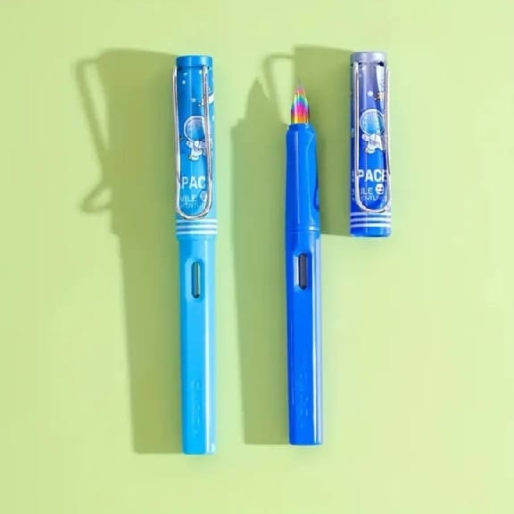Chren Space Theme Erasable Magic Ink Pen For School Office Writing & Correction (Set Of 2) - image 3