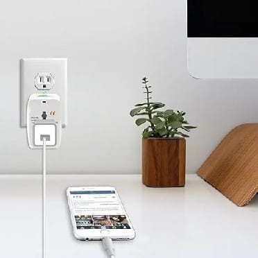 Travel Adapter, Universal All-In-One Worldwide International Travel Plug Converter-USA EU AUS/NZ UK Europe Asia And Works On All Country - image 2