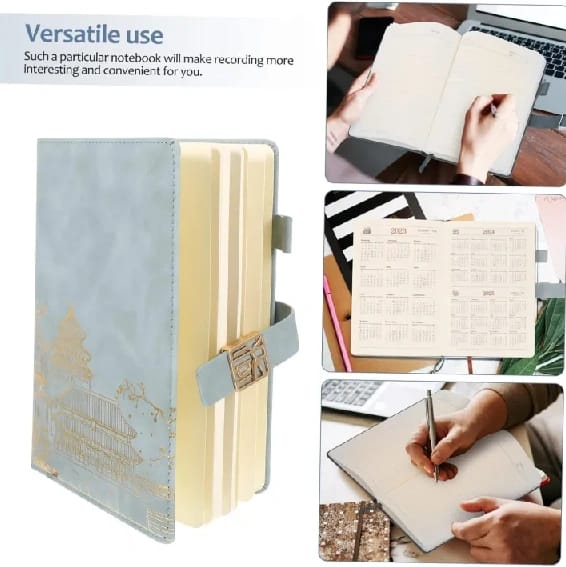 A5 Wind 200 Pages Notebook Bucket List Book Portable Daily Planner Recording Notepad - image 3