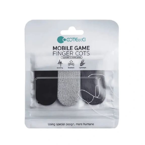 PUBG & Free Fire Thumb Sleeve With 3 Pairs Finger Sleeve ( Mobile Gaming Finger Cots ) - image 1
