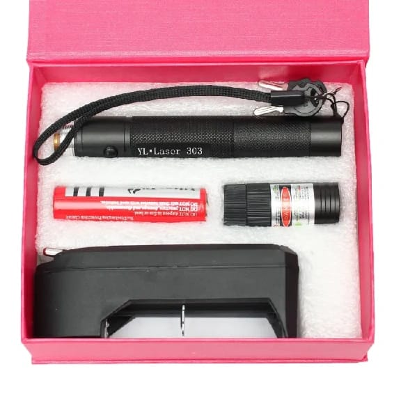 Black Color Rechargeable Laser Pointer Pen YL Laser-303 - image 4