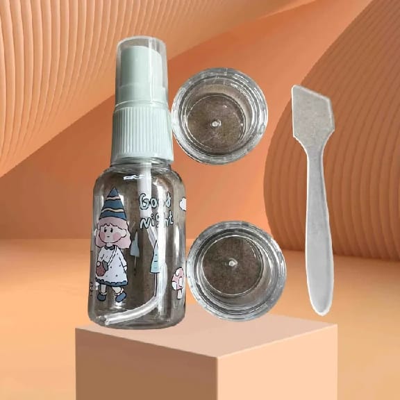 Travel Kit For Daily Necessities 1 Spray Bottle 2 Container 1 Spatula - image 2