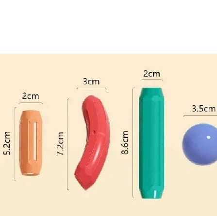 36 Pieces Magnetic Building Sticks Blocks Toys Gift For Boys And Girls, Magnet Sticks Balls And Rods Building Sets, Sensory Montessori Toys For Preschool Toddlers Kids - image 5
