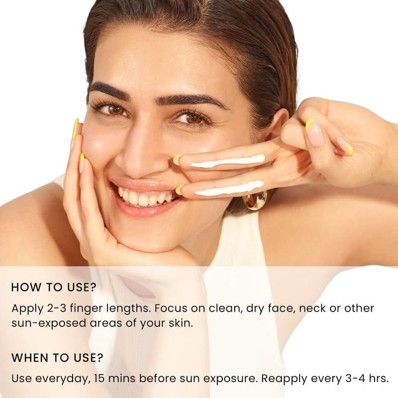 Hyphen All I Need Sunscreen SPF 50 PA ++++ | Lightweight Sun Cream & Leaves No White Cast | UVA & UVB Sun Care Blue Light Protection | Niacinamide, Ceramide Mineral Sunscreen for Women and Men for Dry, Oily, All Skin Types | 50ml - image 4