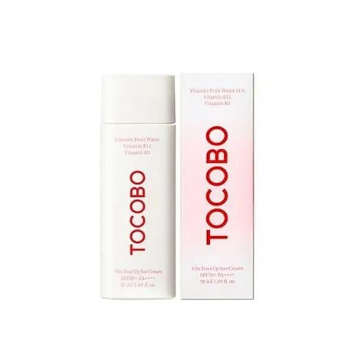 TOCOBO Vita Tone Up Sun Cream SPF50+ PA++++ 2.82oz / 50ml | Natural Ingredients Moist Vitamin Sunscreen | Vegan Sunscreen for Face - image 3