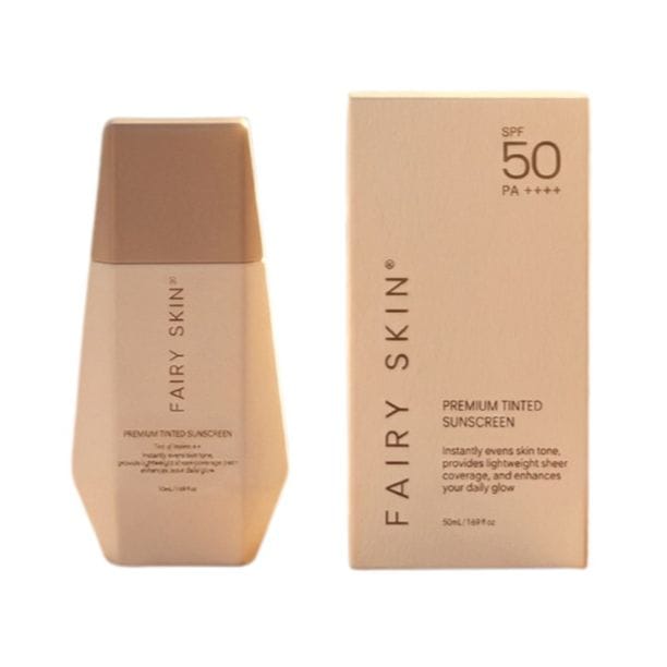 Fairy Skin Tinted Sunscreen SPF 50 PA ++++ Sheer Coverage | 50 Gm | Made in Philippines | Premium Tinted Sunscreen - By Allure Cosmetics - image 1