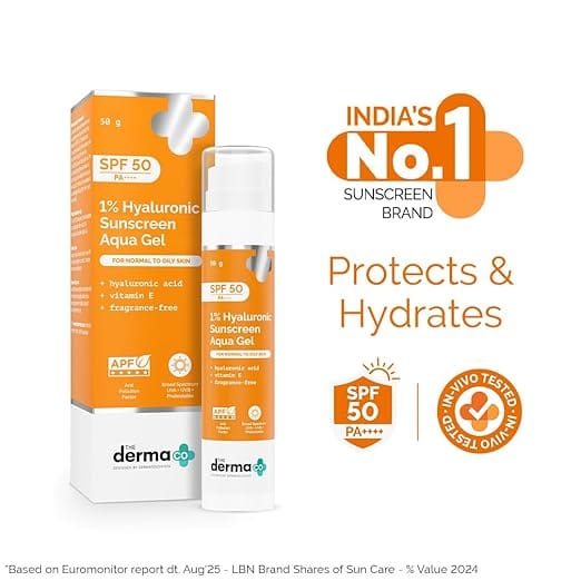The Derma Co. 1% Hyaluronic Sunscreen Aqua Gel - 50g - image 1