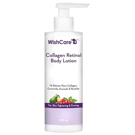 WishCare Collagen 1% Retinol Body Lotion - For Skin Tightening & Firming - With Niacinamide, Ceramide, Rosehip & Avocado - For Men & Women - 200 Ml - image 1
