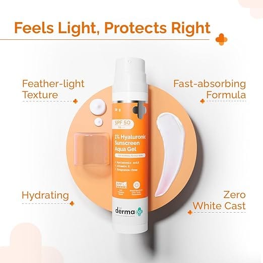 The Derma Co. 1% Hyaluronic Sunscreen Aqua Gel - 50g - image 3