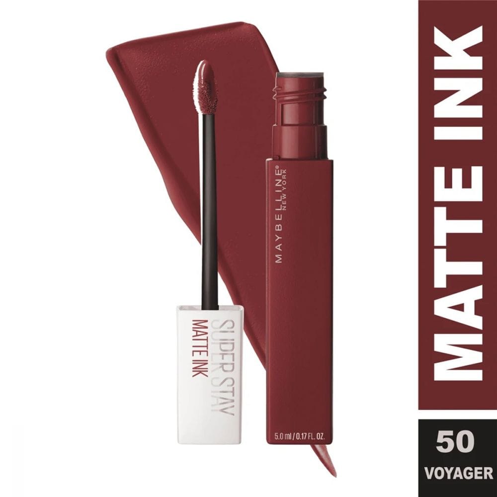 Maybelline Superstay New York Matte Ink Liquid Lipstick-50 Voyager - image 3