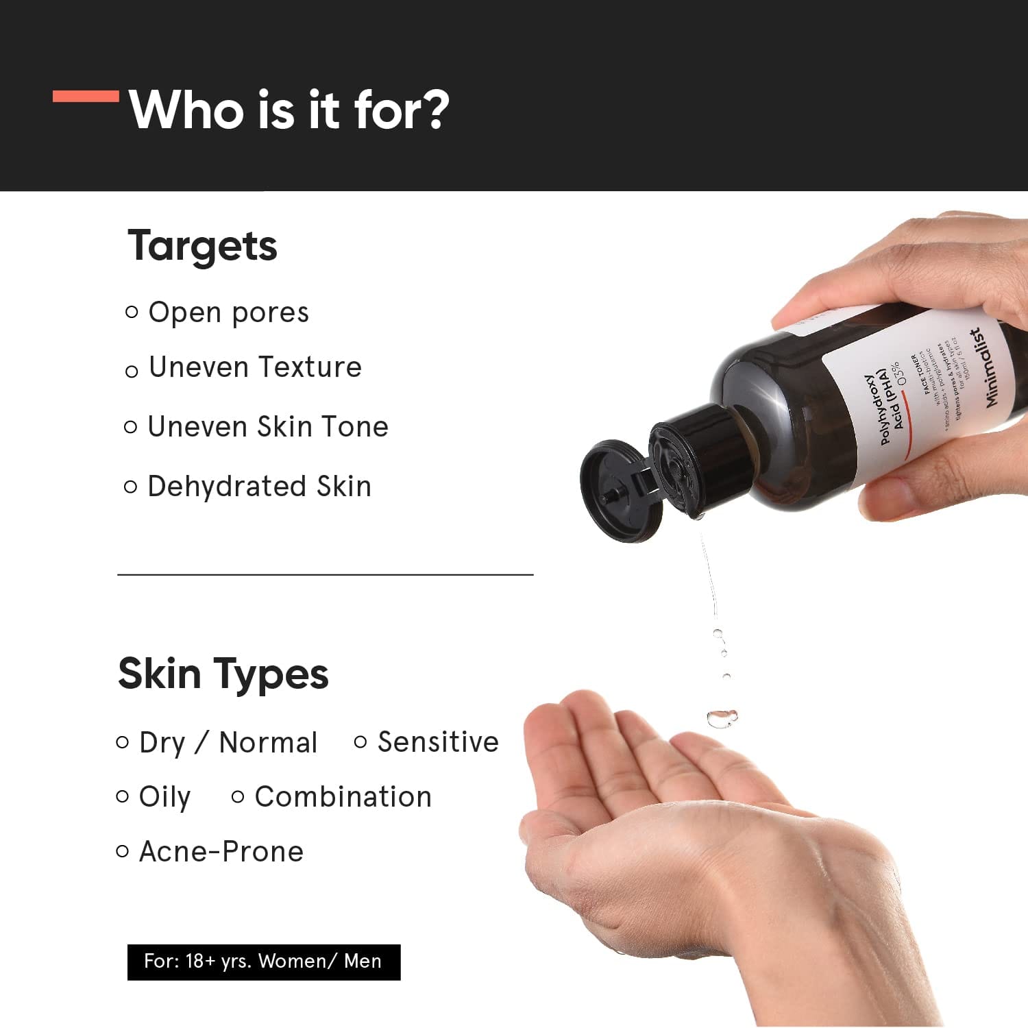 Minimalist PHA 3% Alcohol Free Face Toner, 150 ml - image 4