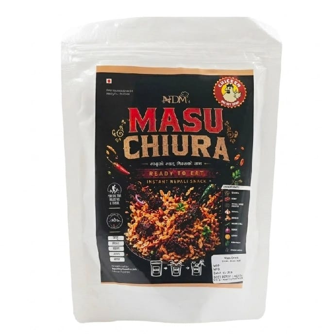 Chicken Masu Chiura Ready To Eat Instant Nepali Snack