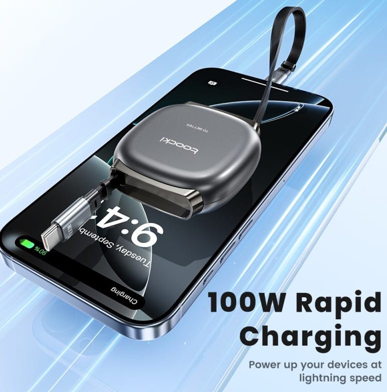 Toocki X105 100 Watt Retractable USB-C To USB-C Cable - image 5