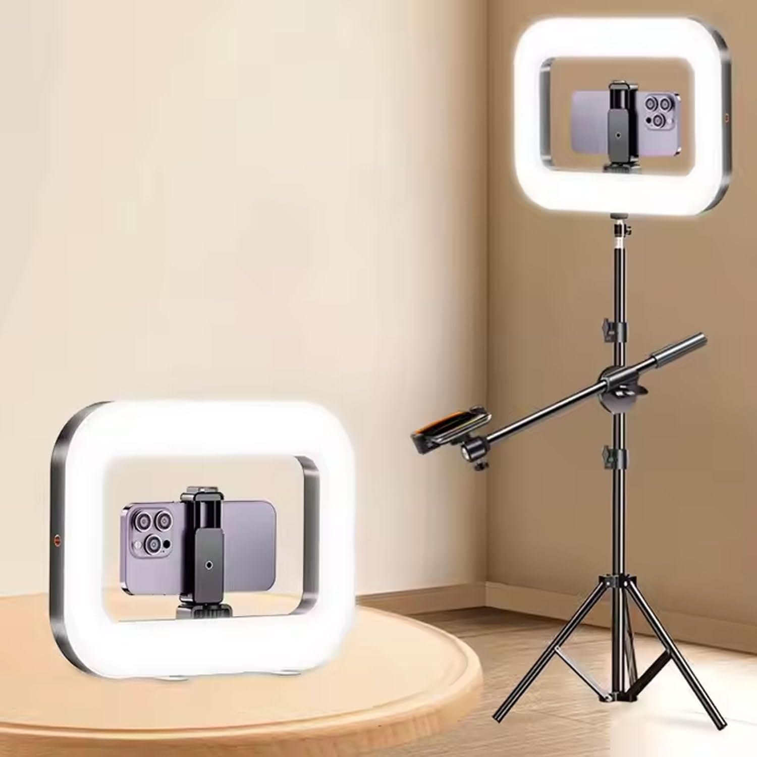 YM200 Rechargeable Handheld RGB Camera Ring Light & Stabilizer Kit With 20W Professional LED Fill Light. - image 3