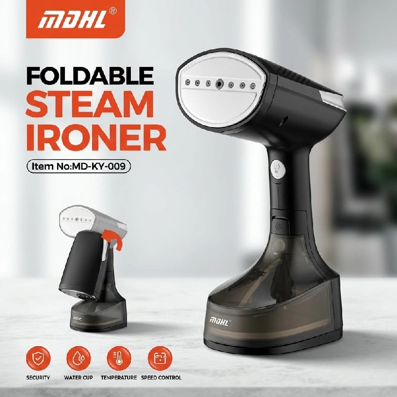 MDHL KY009 1600W Portable Foldable Garment Steamer - image 1