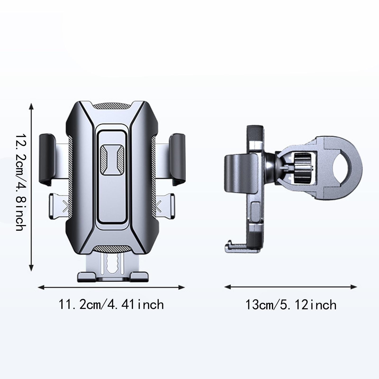 W50 360° Shockproof Motorcycle & Bike Phone Holder - image 3