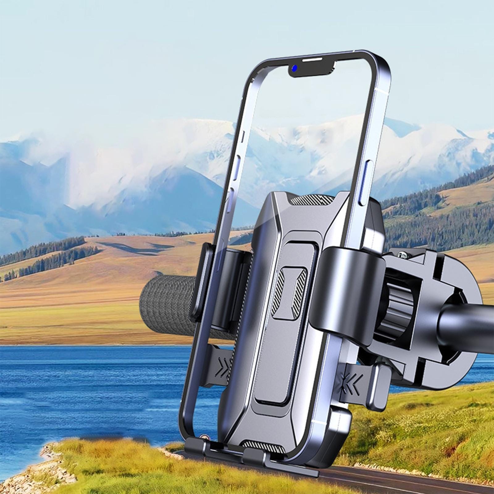 W50 360° Shockproof Motorcycle & Bike Phone Holder - image 2