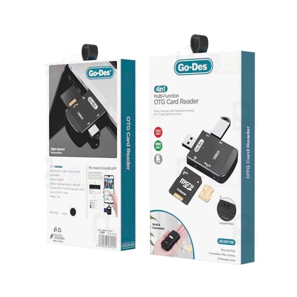 Go Des GD DK109 Multi Function OTG Card Reader - image 2