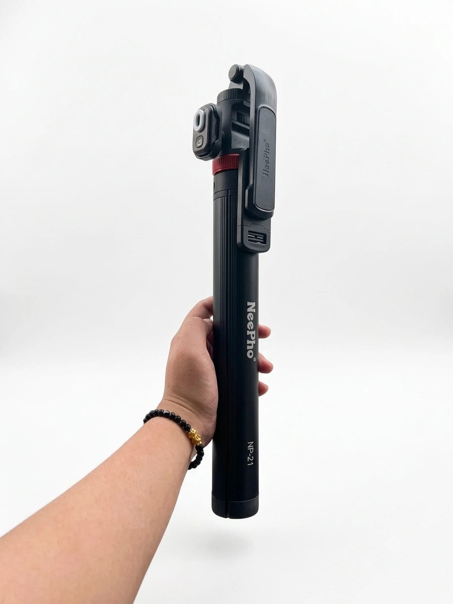 NeePho NP Z1 210cm Extendable Vlog Tripod With Remote & Phone Mount - image 4