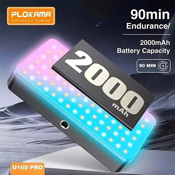 Plokama U160 Pro Rechargeable RGB LED Light - image 4