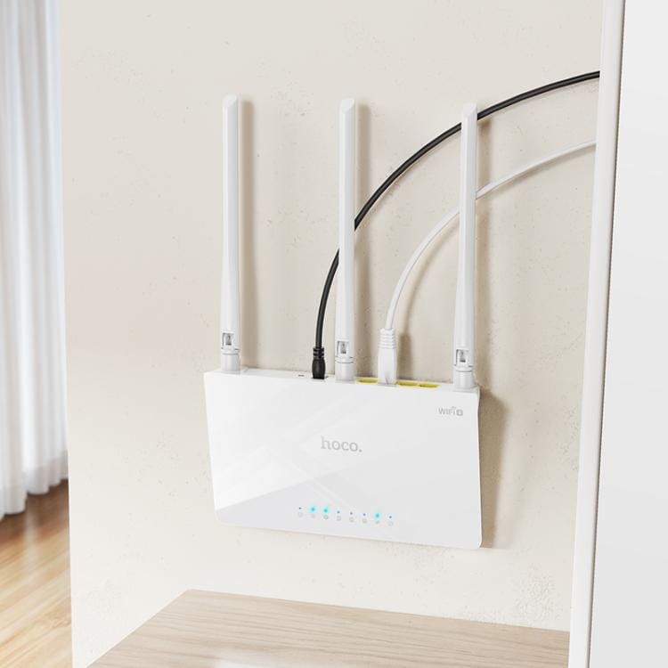 Hoco HI30 2.4G Three Antennas WiFi 4 Wireless Router - image 2