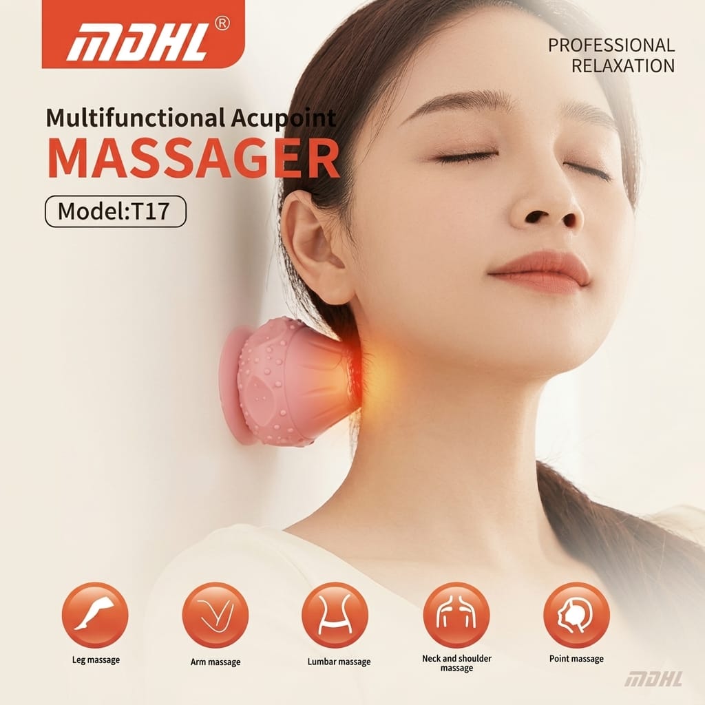 MDHL T17 Acupoint Massager Portable Wall-Mountable Full Body Muscle Reliever - image 2