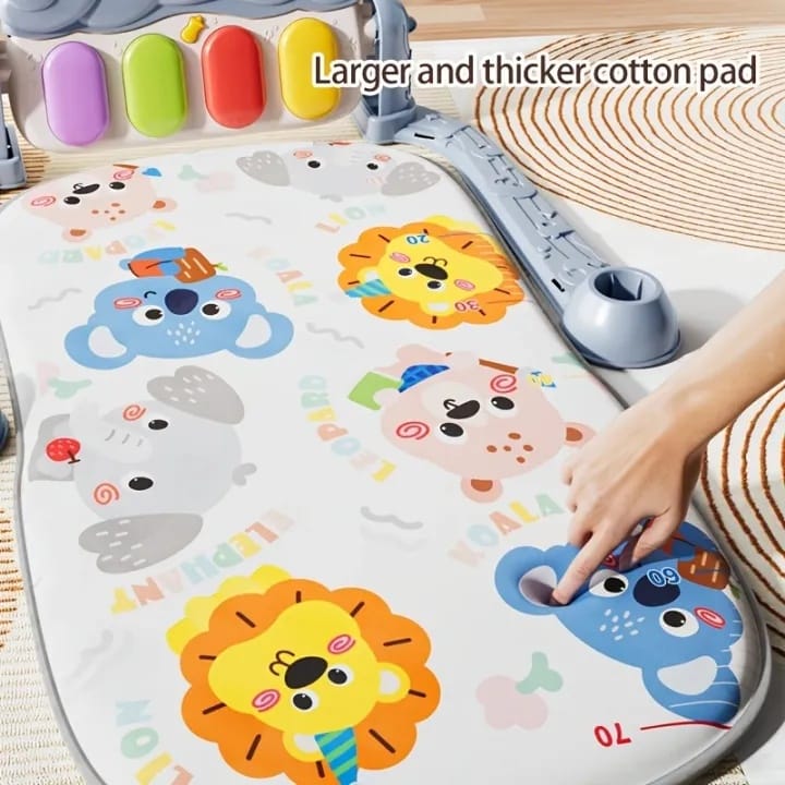 Baby Play Gym Piano Kick And Play Mat Light & Music Baby Toy 0-12 Month - image 2