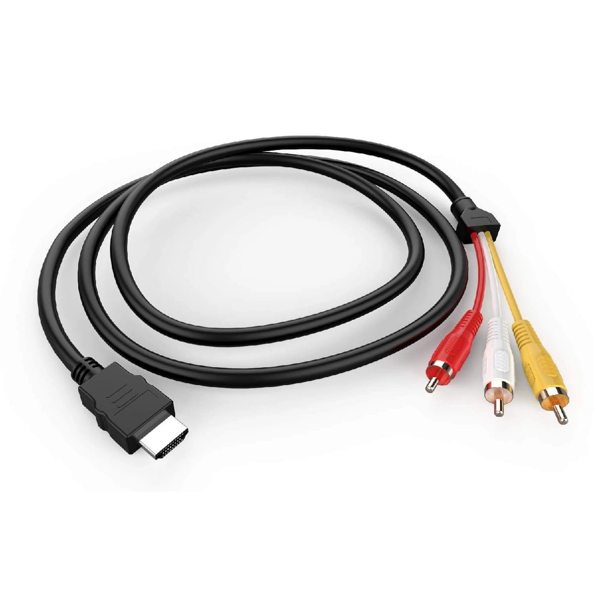 HDMI To RCA Cable 1.5m 1080P HDMI Male To 3 RCA Audio Video AV Adapter Transmitter Cable - image 1