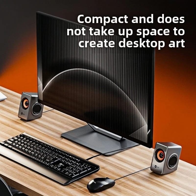Lenovo Lecoo DS151 Audio Desktop Computer Speaker Wired USB Multimedia - image 2