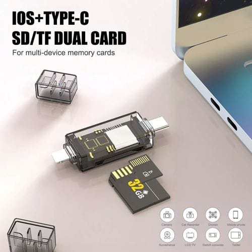 Go Des GD DK007 2 In 1 Mobile Card Reader OTG - image 3