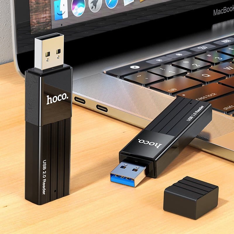 Hoco HB20 Mindful Card Reader 2 In 1 USB3.0 - image 3