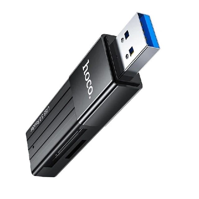 Hoco HB20 Mindful Card Reader 2 In 1 USB3.0 - image 1