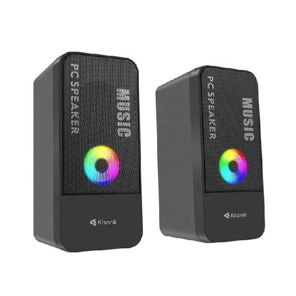 Kisonli X9BT RGB Portable USB Multimedia Gaming Bluetooth Speaker - image 1