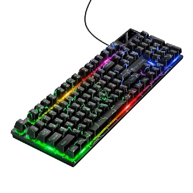 Hoco GM701 Trofeo Powerful RGB Wired Gaming Keyboard - image 1