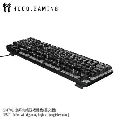 Hoco GM701 Trofeo Powerful RGB Wired Gaming Keyboard - image 3