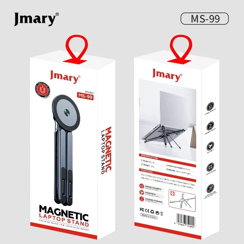 Jmary MS99 3-In-1 Portable Magsafe Aluminum Laptop, Tablet & Phone Holder Stand - image 3