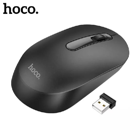Hoco GM14 Wireless 2.4Ghz Home & Office 1200DPI, Wireless Mouse For Mouse For Laptop - image 1