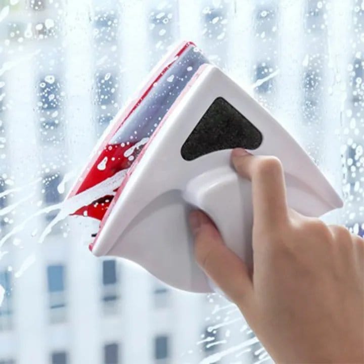 Magnetic Double Sided Glass Cleaner Brush For Windows - image 1