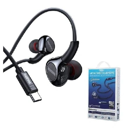 REMAX RM 655A Type-C Music Call Wired Earphone - image 5