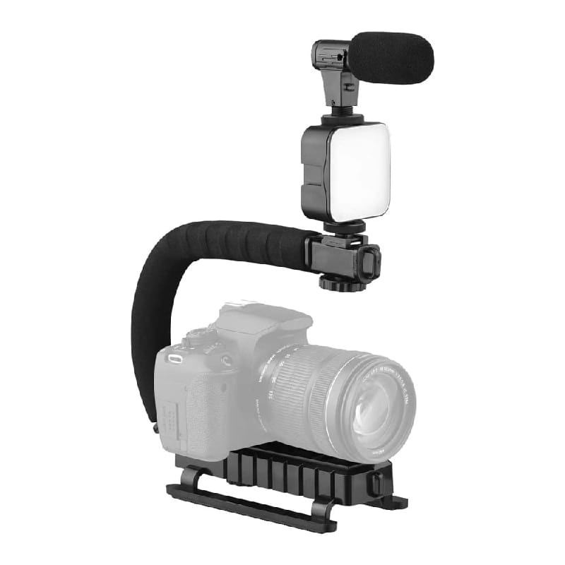 AY49U U Shaped Video Making Handheld Stabilizer Kit For Smartphone And Camera - image 1
