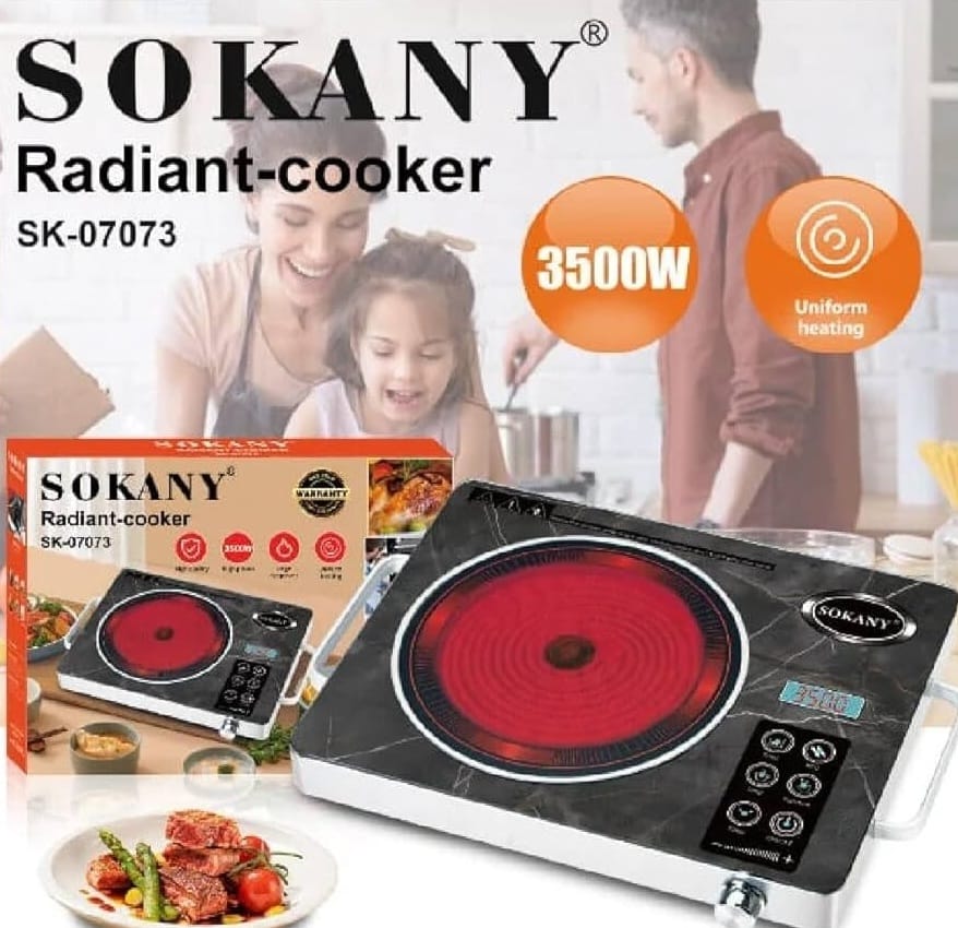 SOKANY SK 07073 Infrared Electric Stove Digital Max-3500W - image 4