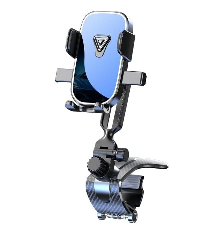 W42 Universal Dashboard Car Phone Holder Multi-Angle Car Adjustable Clamp Non-Slip Silicone Base - image 2