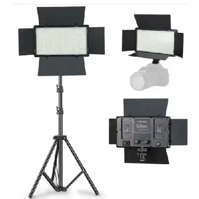 Pro LED 880 Professional LED Video Light Panel Kit With Remote Control - image 1