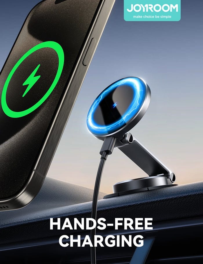 JOYROOM JR ZS408 Magnetic Wireless Car Charger Phone Holder - image 5