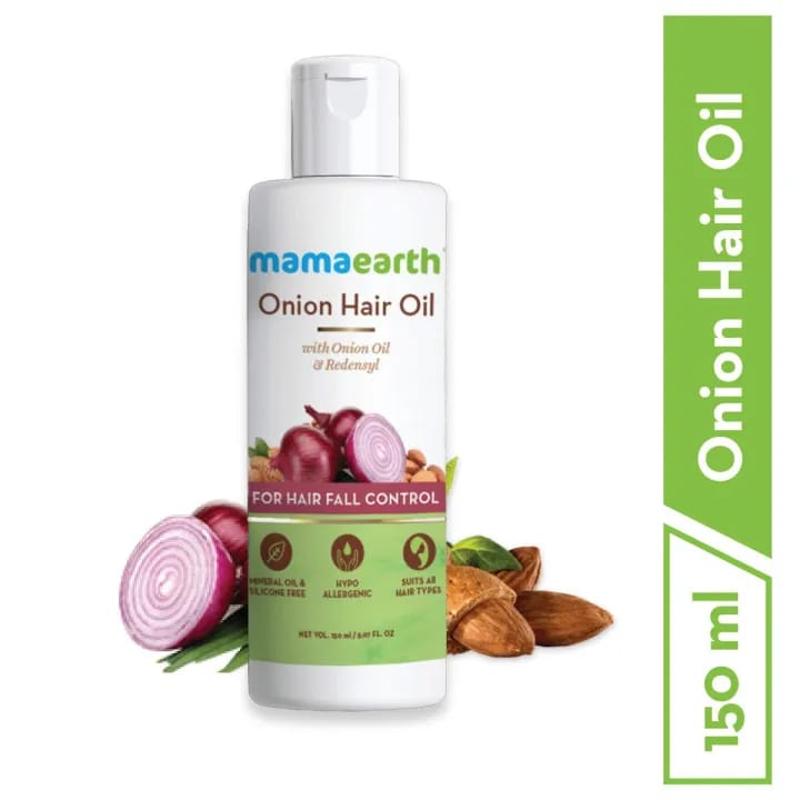 Mamaearth Onion Oil For Hair Growth & Hair Fall Control With Redensyl 150Ml - image 2