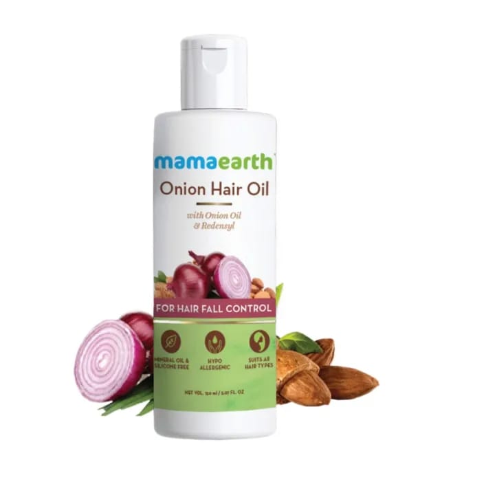 Mamaearth Onion Oil For Hair Growth & Hair Fall Control With Redensyl 150Ml - image 1