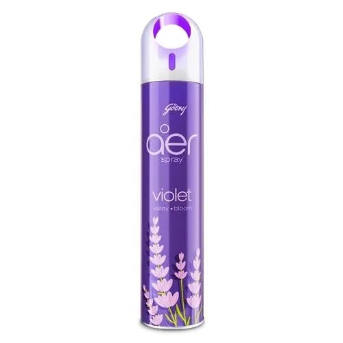 Godrej aer spray, Air Freshener for Home & Office - Lavender Bloom | Long-Lasting Fragrance (220 ml Lavender) - image 1