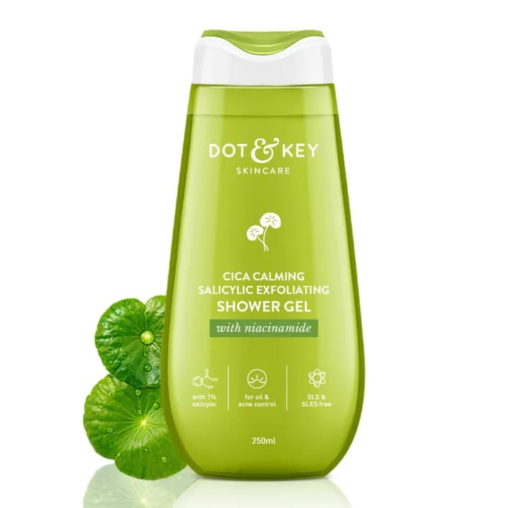 Dot & Key Cica & 1% Salicylic Daily Exfoliating Shower Gel | Reduces Body Acne | 250ml - image 1