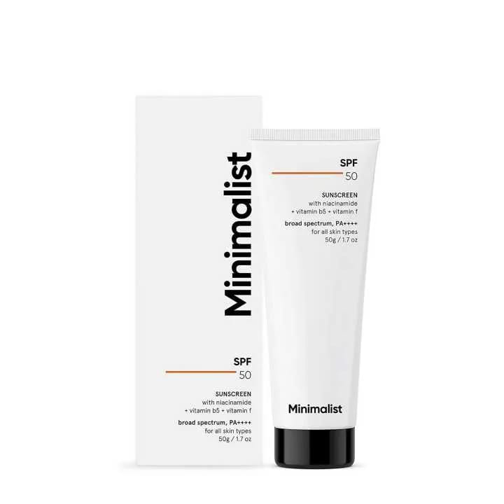 Minimalist Sunscreen High Protection Formula SPF 50 50 G